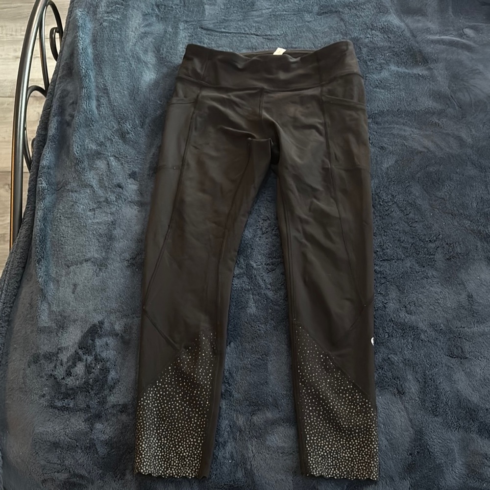 Lululemon Athletica Lululemon Tight Stuff Tight Black Leggings Size 6